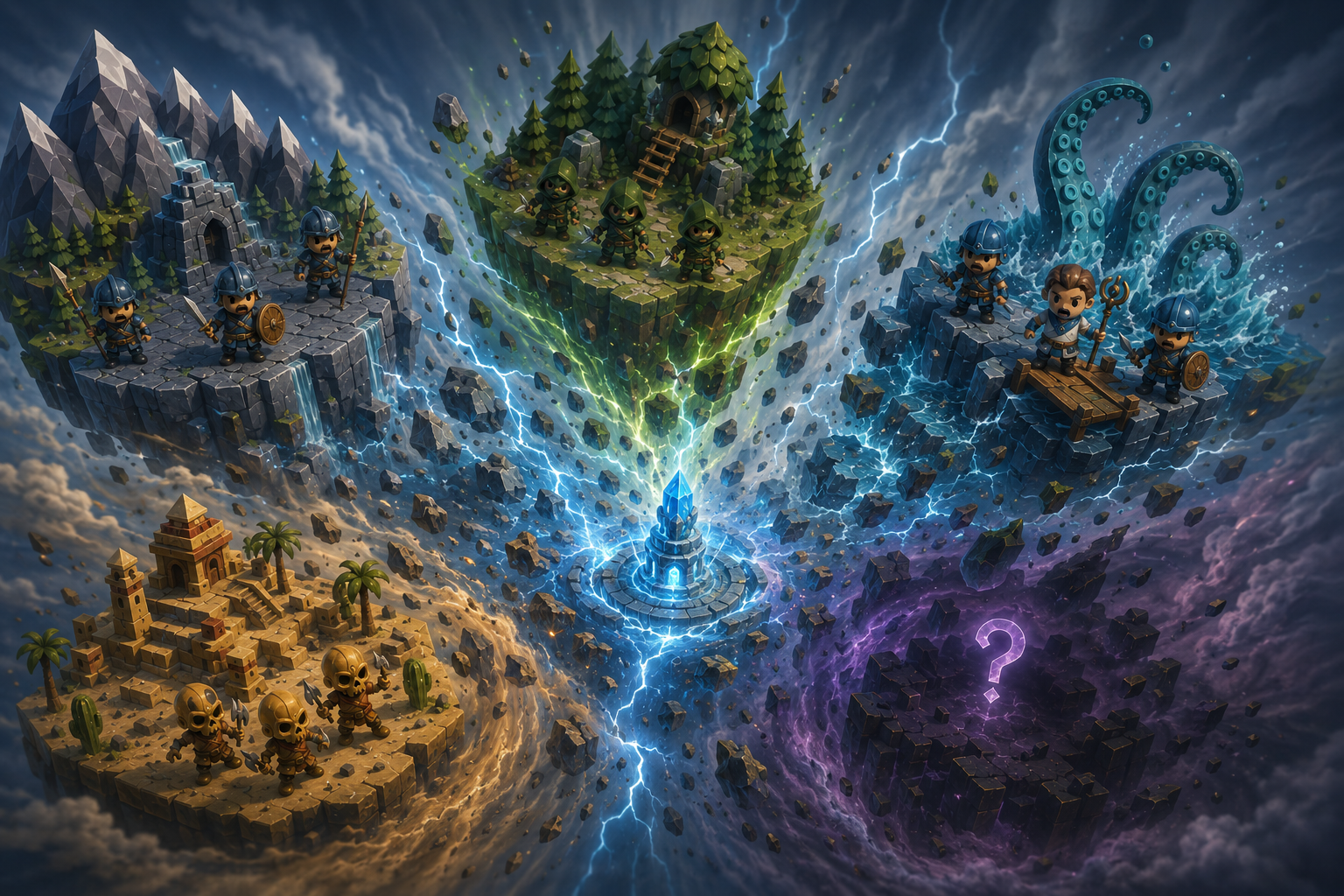 The Convergence — five factions collide